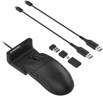 Мышь A4Tech Bloody SG5 черный оптическая 30000dpi беспров. USB/USB-C 5but