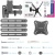 Кронштейн для телевизора Kromax CORBEL-7 черный 22"-65" макс.30кг настенный поворот и наклон