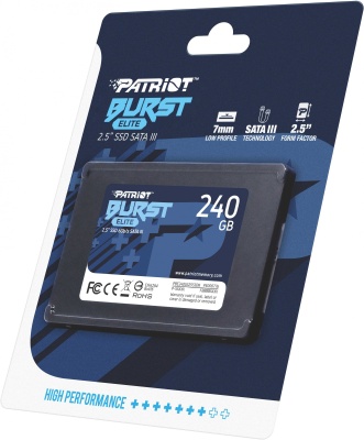 Накопитель SSD Patriot SATA-III 240GB PBE240GS25SSDR Burst Elite 2.5"