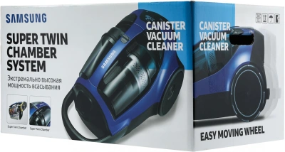 Пылесос Samsung VCC8837V3P/XEV 2200Вт бордовый/черный