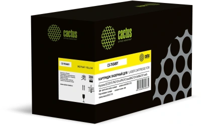 Картридж лазерный Cactus CS-TK5490Y TK-5490Y желтый (2400стр.) для Kyocera ECOSYS PA2101cx/PA2101cwx/MA2101cfx/MA2101cwfx с чипом