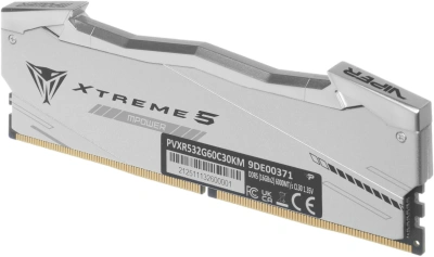 Память DDR5 2x16GB 6000MHz Patriot PVXR532G60C30KM Viper Xtreme 5 RGB RTL Gaming PC5-48000 CL30 DIMM UDIMM 288-pin 1.35В с радиатором Ret