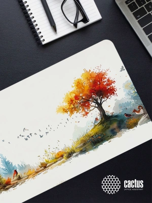 Коврик для мыши Cactus Forest watercolor 900x400x3мм (CS-MP-PRO16XXL)