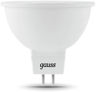 Лампа светодиодная Gauss 101505305 5Вт цок.:GU5.3 рефлек. 220B св.свеч.бел.хол. (упак.:10шт)