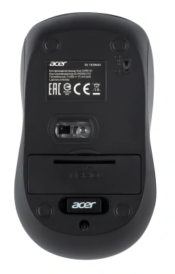 Мышь Acer OMR131 черный оптическая 1000dpi беспров. USB для ноутбука 3but (ZL.MCEEE.01E)
