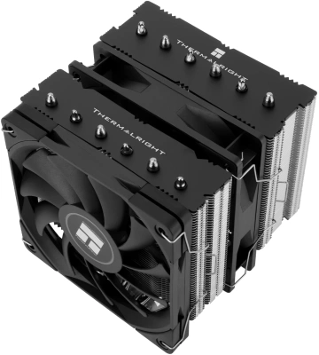 Устройство охлаждения(кулер) Thermalright Royal Knight 120 SE Soc-AM5/AM4/1200/1700/1851 серебристый/черный 4-pin 25.6dB Al+Cu Ret (RK120-SE)