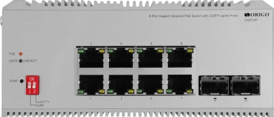 Коммутатор Origo OI2210P/185W OI2210P/185W/A1A 8x1Гбит/с 2SFP 8PoE 185W неуправляемый