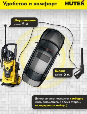 Минимойка Huter M165-PW 1900Вт (70/8/7)