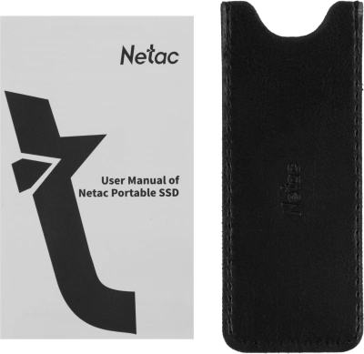 Накопитель SSD Netac USB-C 2TB NT01ZSLIM-002T-32BK Z Slim черный