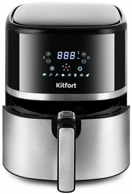 Аэрогриль Kitfort КТ-2221 3.3л 1500Вт черный/серебристый