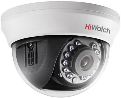 Камера видеонаблюдения аналоговая HiWatch DS-T591(C) (2.8 mm) 2.8-2.8мм HD-CVI HD-TVI цв. корп.:белый