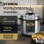 Мультиварка-скороварка Hyundai HYMC-2406 6л 1000Вт серебристый/черный Мультиварка-скороварка Hyundai HYMC-2406 6л 1000Вт серебристый/черный