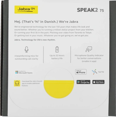 Спикерфон Jabra Speak2 темно-серый (2775-319)