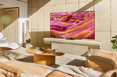 Телевизор QLED Samsung 65" QE65QN90FAUXRU Q черный титан 4K Ultra HD 120Hz DVB-T2 DVB-C DVB-S2 USB WiFi Smart TV