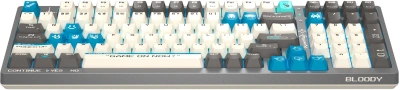 Клавиатура A4Tech S98 Pixels механическая серый/бежевый USB for gamer LED (S98) кабель 1.8м