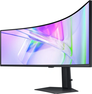 Монитор Samsung 49" ViewFinity S9 S49C950UAUXEN черный VA LED 32:9 HDMI M/M матовая HAS Piv 3000:1 350cd 178гр/178гр 5120x1440 120Hz DP USB 15.6кг