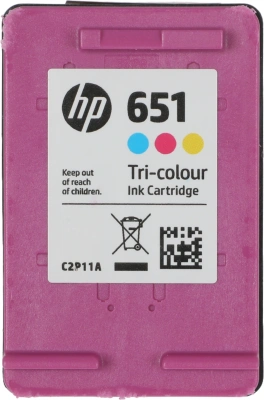 Картридж струйный HP 651 C2P11AE многоцветный (300стр.) для HP DJ IA