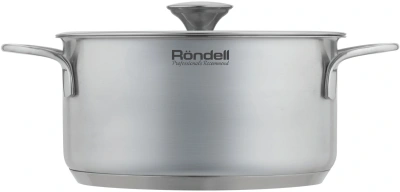 Кастрюля Rondell Modern RDS-1748 4.8л. d=24см (с крышкой) стальной