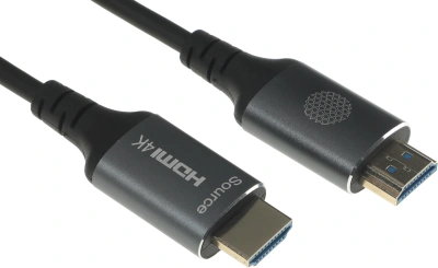 Кабель аудио-видео Cactus CS-HDMI-AOC-2-10 HDMI (m)/HDMI (m) 10м. позолоч.конт. черный
