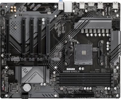 Материнская плата Gigabyte B550 EAGLE Soc-AM4 AMD B550 4xDDR4 ATX AC`97 8ch(7.1) GbLAN RAID+HDMI