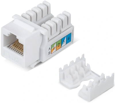 Модуль Cabeus KJ-RJ45-CAT.6-90 информ. Keystone RJ45 кат.6 бронз.