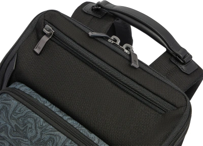 Рюкзак мужской Piquadro Oberon CA7278W150/BLUS темно-синий нейлон/натур.кожа