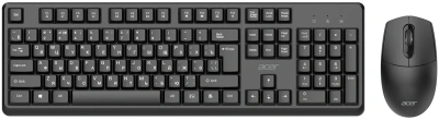 Клавиатура + мышь Acer OCC501 клав:черный мышь:черный USB Multimedia (ZL.ACC11.00H)