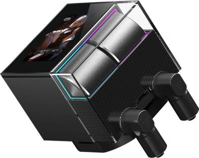 Система водяного охлаждения PcCooler DS360 Display ARGB Soc-AM5/AM4/1200/1700/1851 черный 4-pin 39.8dB Al LCD 310W Ret (DS360-BKAWXY-GL)