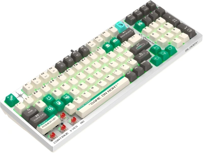 Клавиатура A4Tech S98 Pixels механическая белый/бежевый USB for gamer LED (S98) кабель 1.8м