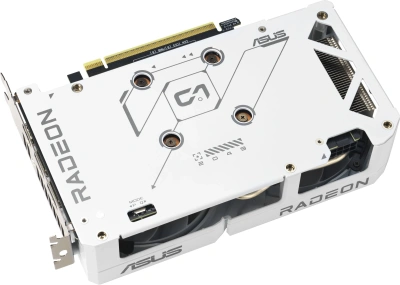 Видеокарта Asus PCI-E 5.0 DUAL-RX9060XT-16G-WHITE AMD Radeon RX 9060XT 16Gb 128bit GDDR6 2620/20000 HDMIx1 DPx2 HDCP Ret