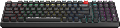 Клавиатура A4Tech S98 механическая черный USB for gamer LED (S98 BLACK) кабель 1.8м