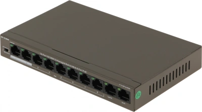 Коммутатор IP-Com F1110P-8-63W (L2) 10x100Мбит/с 8PoE 58W неуправляемый