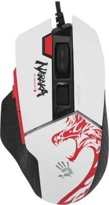 Мышь A4Tech Bloody W95 Max Naraka белый/рисунок оптическая 12000dpi USB 10but