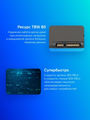 Накопитель SSD Kingston SATA-III 240GB SA400S37/240G A400 2.5"