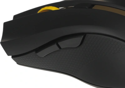 Мышь Оклик 495MW черный/золотистый оптическая 1600dpi беспров. USB для ноутбука 6but (998168)