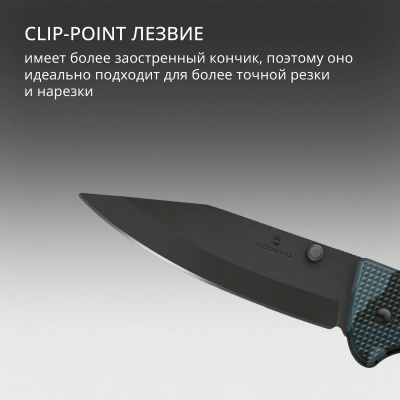 Нож перочинный Victorinox Evoke BSH Alox Navy (0.9425.DS222) 136мм 4функц. синий камуфляж подар.коробка