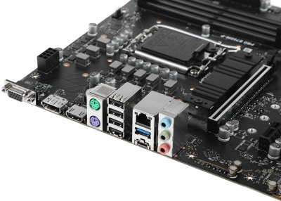 Материнская плата MSI PRO B760M-P Soc-1700 Intel B760 4xDDR5 mATX AC`97 8ch(7.1) GbLAN+VGA+HDMI+DP