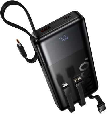 Мобильный аккумулятор Hoco J156 Founder 10000mAh QC3.0/PD3.0 22.5W 3A черный (62277)