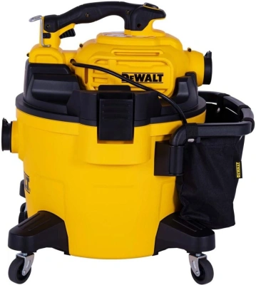 Строительный пылесос DeWalt DXV234P 1080Вт (уборка: сухая/влажная/выдув/сбор воды) желтый