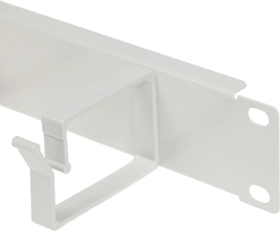 Кабельный органайзер Горизонтальный Lande LN-KDG-YKD-1UKN-LG односторонний кольца 1U шир.:19" глуб.:72мм