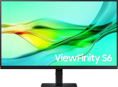 Монитор Samsung 32" ViewFinity S6 S32D604UAIXCI черный IPS LED 5ms 16:9 HDMI матовая HAS Piv 1000:1 350cd 178гр/178гр 2560x1440 100Hz DP 2K USB 7.2кг