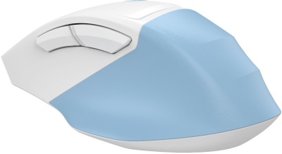 Мышь A4Tech Fstyler FM45S Air голубой/белый оптическая 2400dpi silent USB 7but (FM45S AIR USB (LCY BLUE))