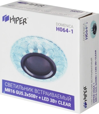 Светильник Hiper H064-1 потолоч. хром