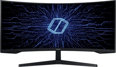 Монитор Samsung 34" Odyssey G5 LC34G55TWWPXEN черный VA LED 21:9 HDMI матовая 250cd 178гр/178гр 3440x1440 165Hz FreeSync Premium DP UW 5.6кг