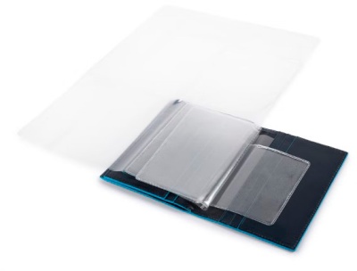 Обложка для документов Piquadro Blue Square PP5246B2R/BLU2 синий натур.кожа