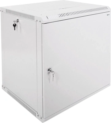 Шкаф коммутационный ЦМО (ШРН-12.500.1) настенный 12U 600x529мм пер.дв.стал.лист 200кг серый 470мм 18кг 180град. 612мм металл