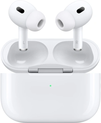 Гарнитура внутриканальные Apple AirPods Pro 2 2023 A3047/A3048/A2968 белый беспроводные bluetooth в ушной раковине (MTJV3LL/A)
