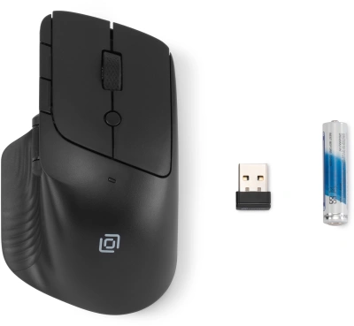 Мышь Оклик 501MW черный оптическая 2400dpi беспров. USB 7but (1877553)