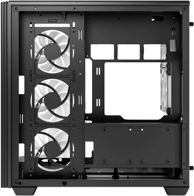 Корпус Deepcool CG590U 5F черный без БП ATX 11x120mm 2xUSB3.0 audio bott PSU