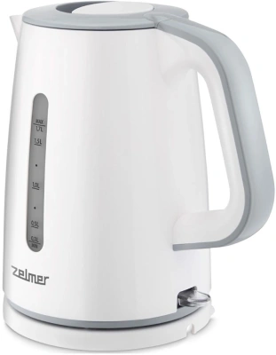 Чайник электрический Zelmer ZCK7620S 1.7л. 2000Вт белый корпус: пластик (71504568P)